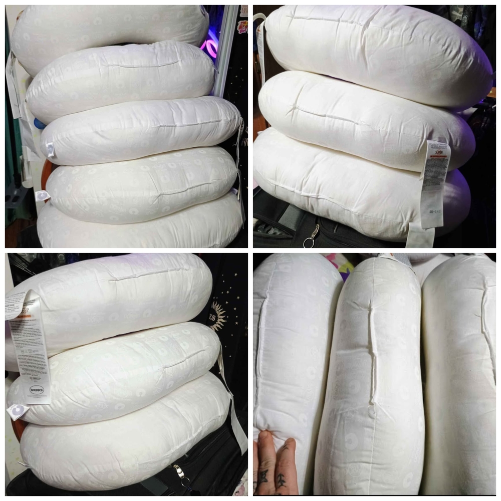 Set of 5 Boppy Pillows (Inserts Only - No Covers) Boppy Nursing Pillows